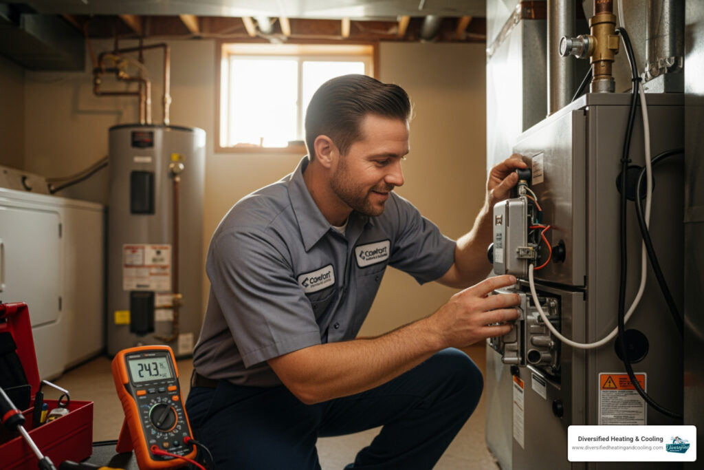 affordable heating repair in landers ca