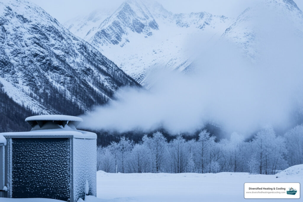 heat pump blowing cold air in big bear lake ca